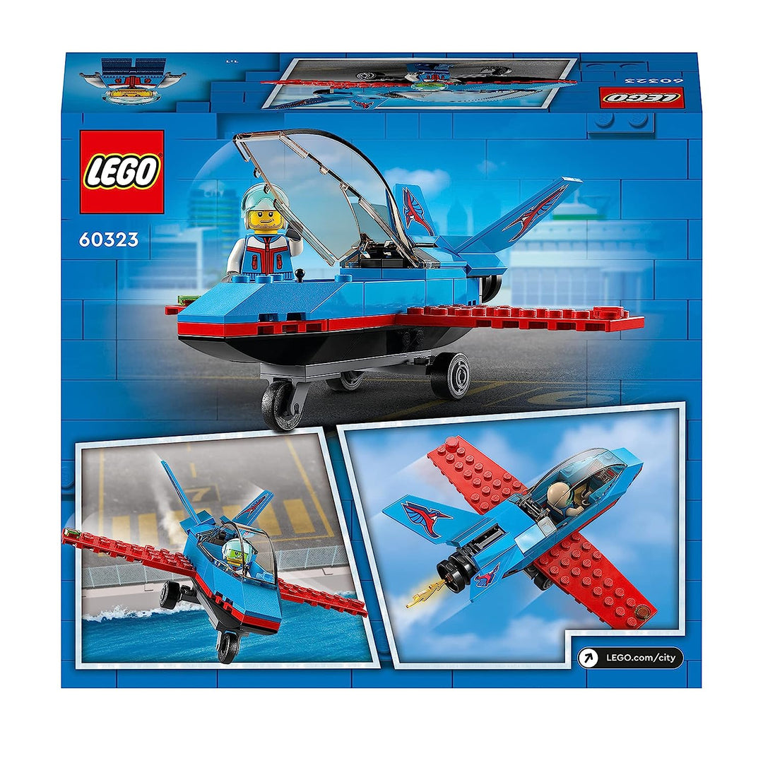 LEGO City Stunt Plane 60323 Building Kit (59 Pieces)