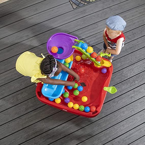 Step2 STEM Discovery -Ball Table | Wet Or Dry Water Table & Activity Table | Toddler -Ball Play Table With Play -Balls Included