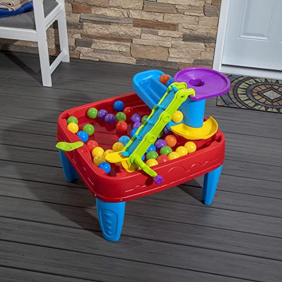 Step2 STEM Discovery -Ball Table | Wet Or Dry Water Table & Activity Table | Toddler -Ball Play Table With Play -Balls Included