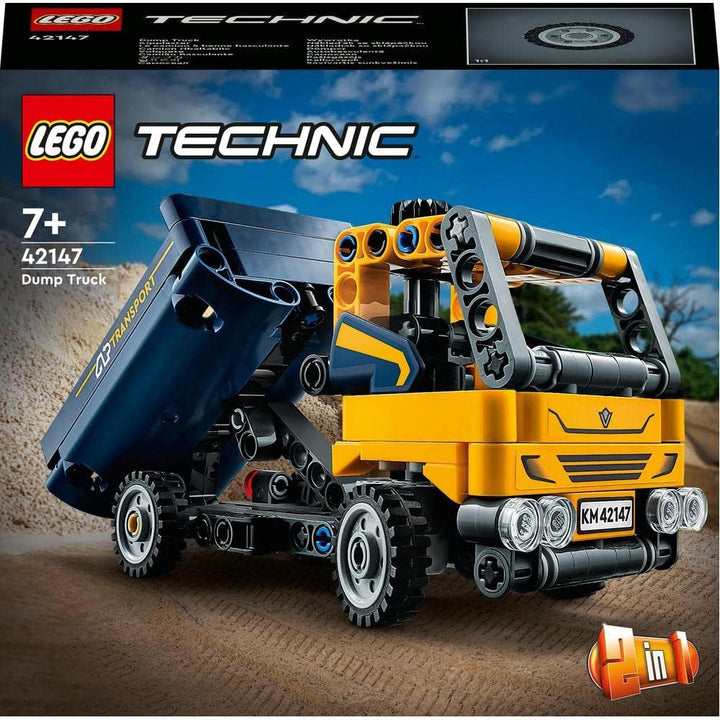 LEGO Technic Dump Truck 42147 Building Toy Set (177 Pieces)