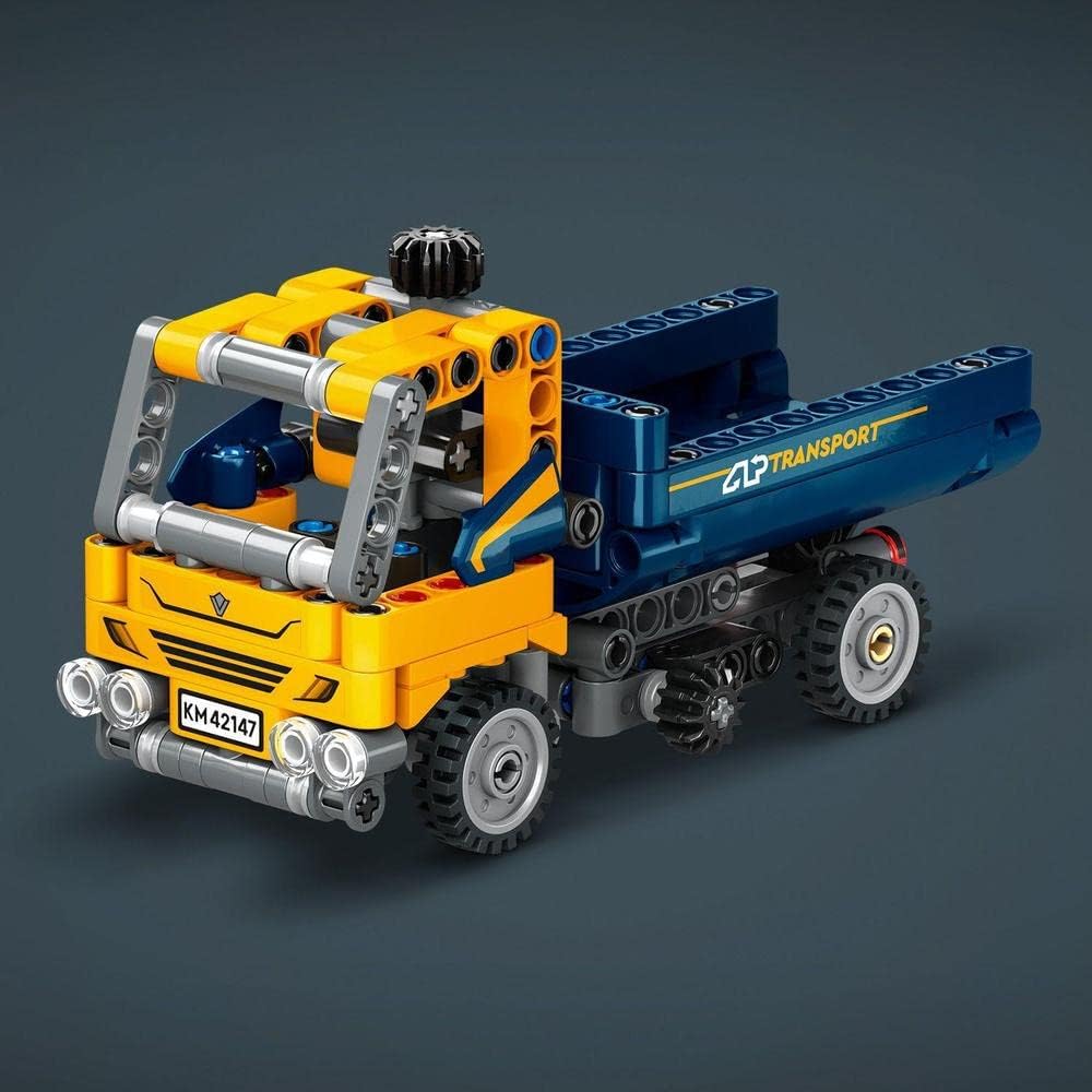 LEGO Technic Dump Truck 42147 Building Toy Set (177 Pieces)