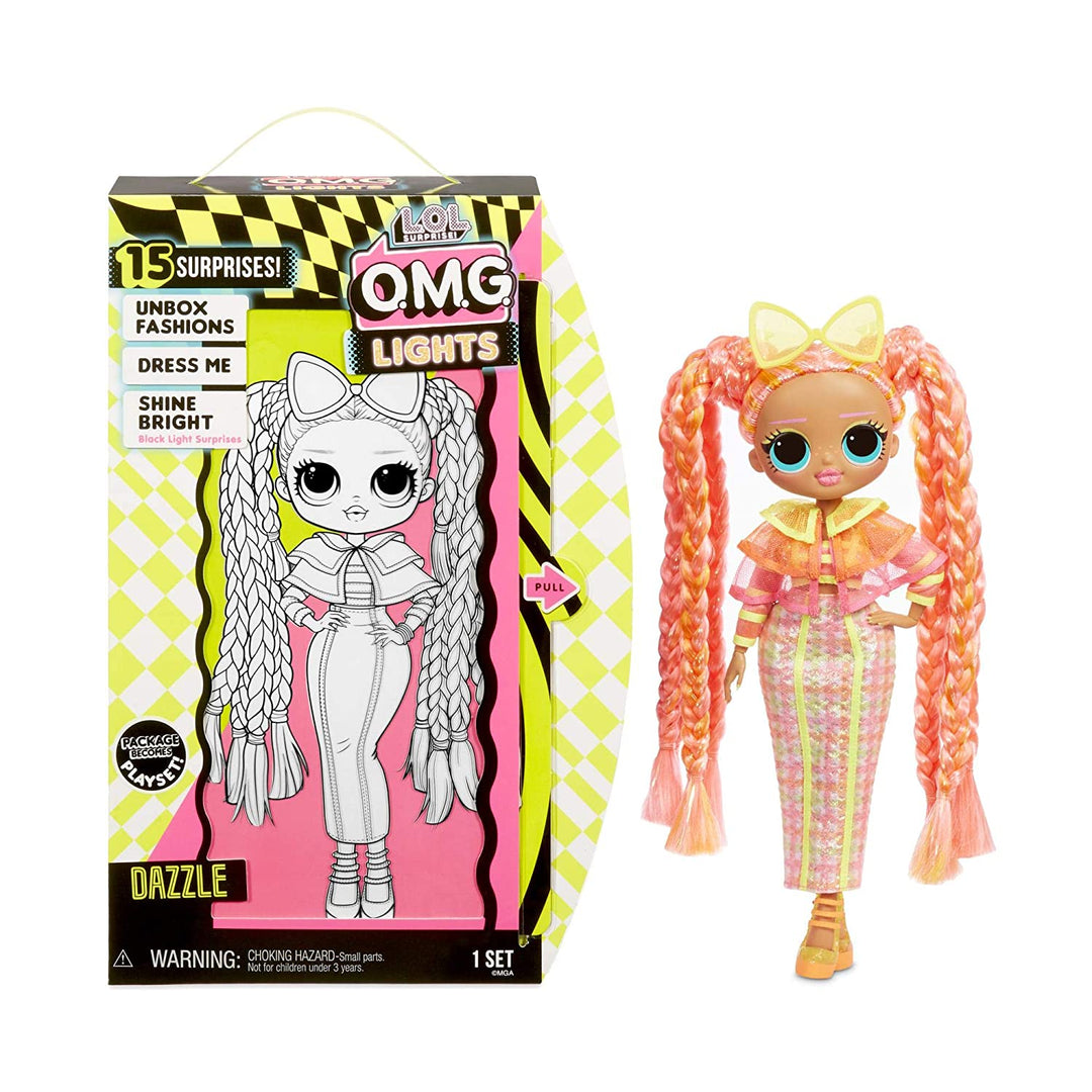 L.O.L. Surprise! O.M.G. Lights Dazzle Fashion Doll with 15 Surprises