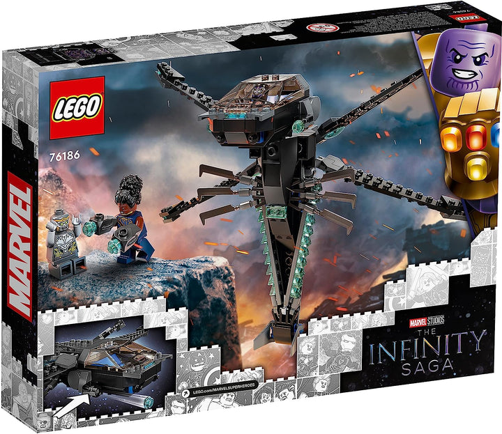 LEGO Marvel Black Panther Dragon Flyer 76186 Building Kit (202 Pieces)