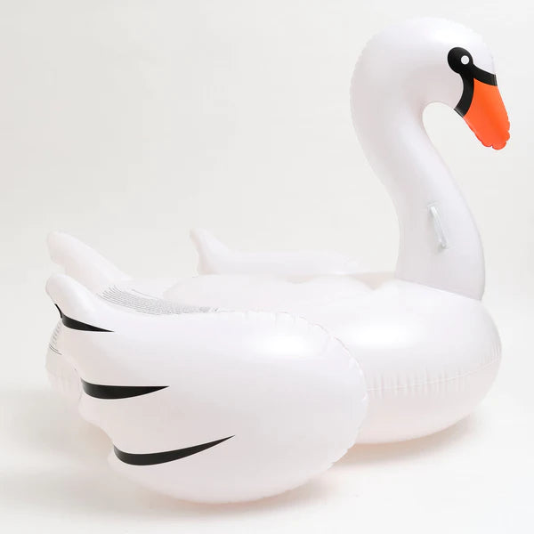 SUNNYLIFE Luxe Ride-On Float SWAN