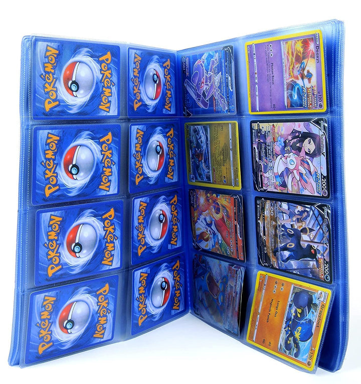 Toys Uncle Pokemon assorted cards (Empty Card Binder/ album for Pokemon - 8 Pocket Card Binder holds 208 Random Cards)