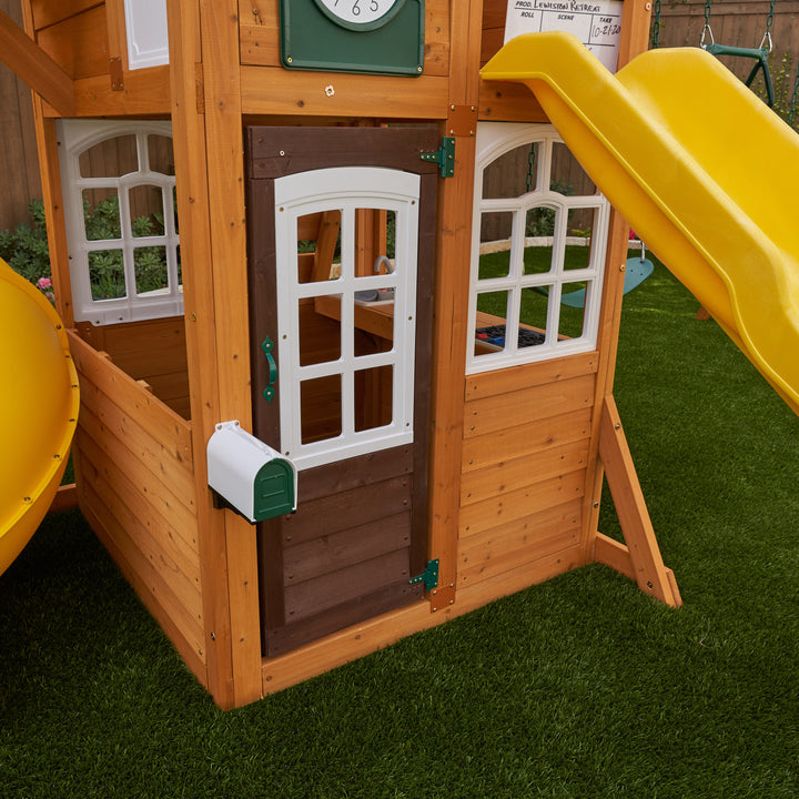 KidKraft Castlewood Wooden Swing Set / Playset