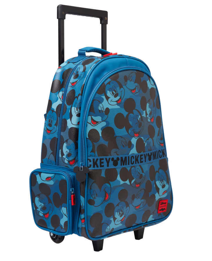 SMIGGLE Mickey Mouse Trolley Backpack With Light Up Wheels