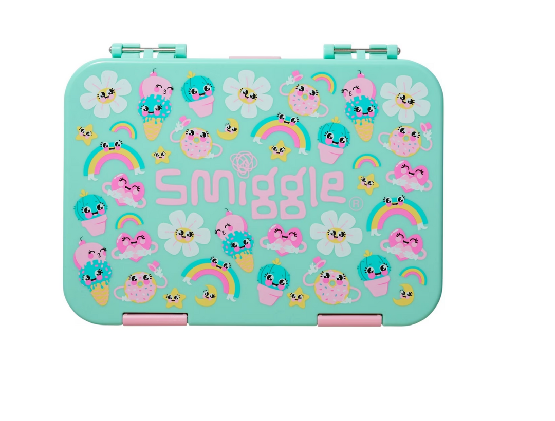 SMIGGLE Movin' Medium Happy Bento Lunchbox