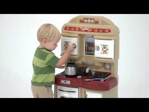 Step2 Cozy Kitchen | Small Play Kitchen For Toddlers | Kids Kitchen Playset